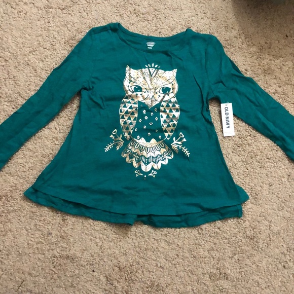 Old Navy Girl’s Owl Shirt - Picture 1 of 5